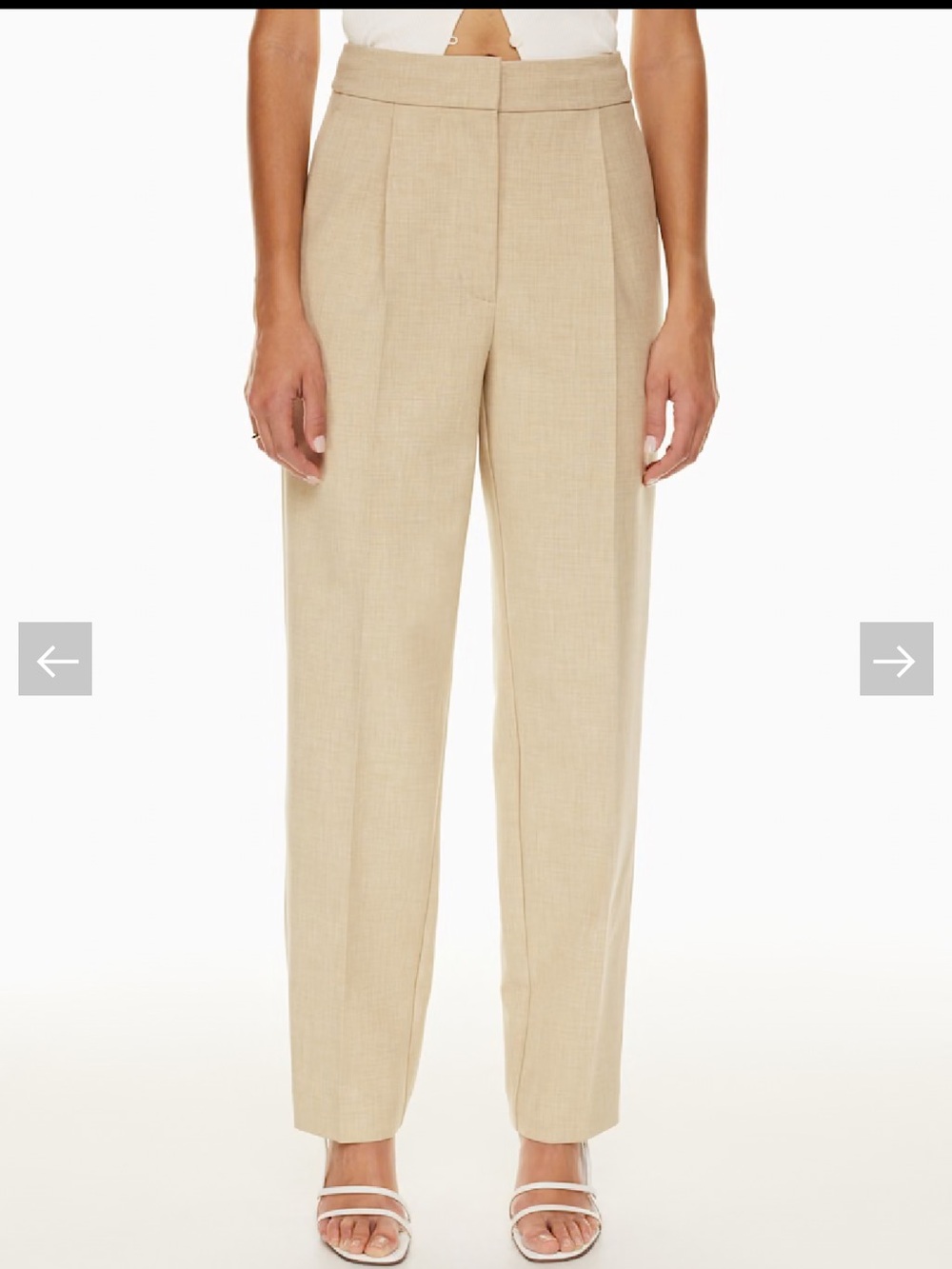 Wilfred Ibiza Pants Women's Size 4 Heather Oat Beige